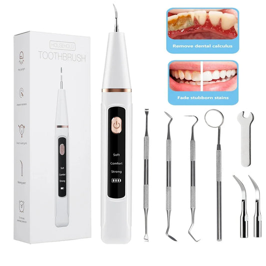 Scaler dentale ad ultrasuoni per denti, rimozione di tartaro, tartaro dentale, pulitore elettrico sonico per denti, rimozione di calcoli dentali