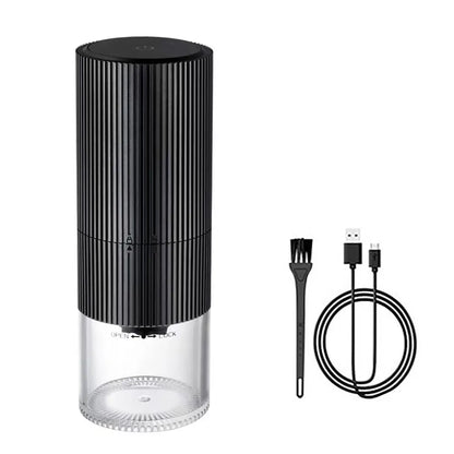 Macinacaffè elettrico con display a LED, polverizzatore per vernice da forno, macina pepe nero, macchina automatica portatile ricaricabile