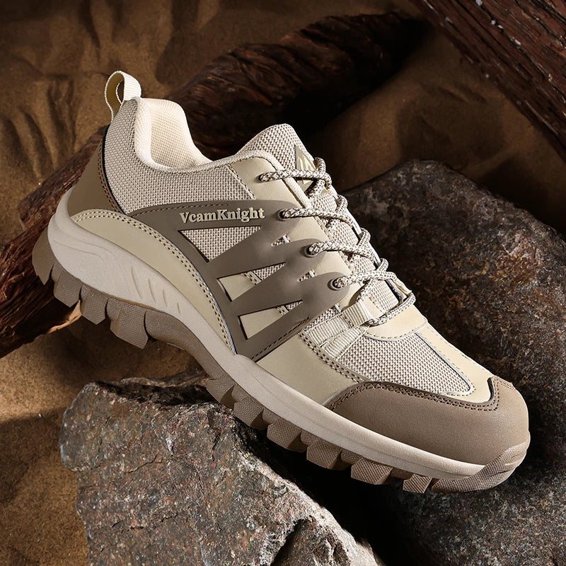 Scarpe casual da uomo Sneakers da montagna Antiscivolo Inverno Moda Pelle Outdoor Off-Road Trail Running Calzature Low Top Primavera Autunno