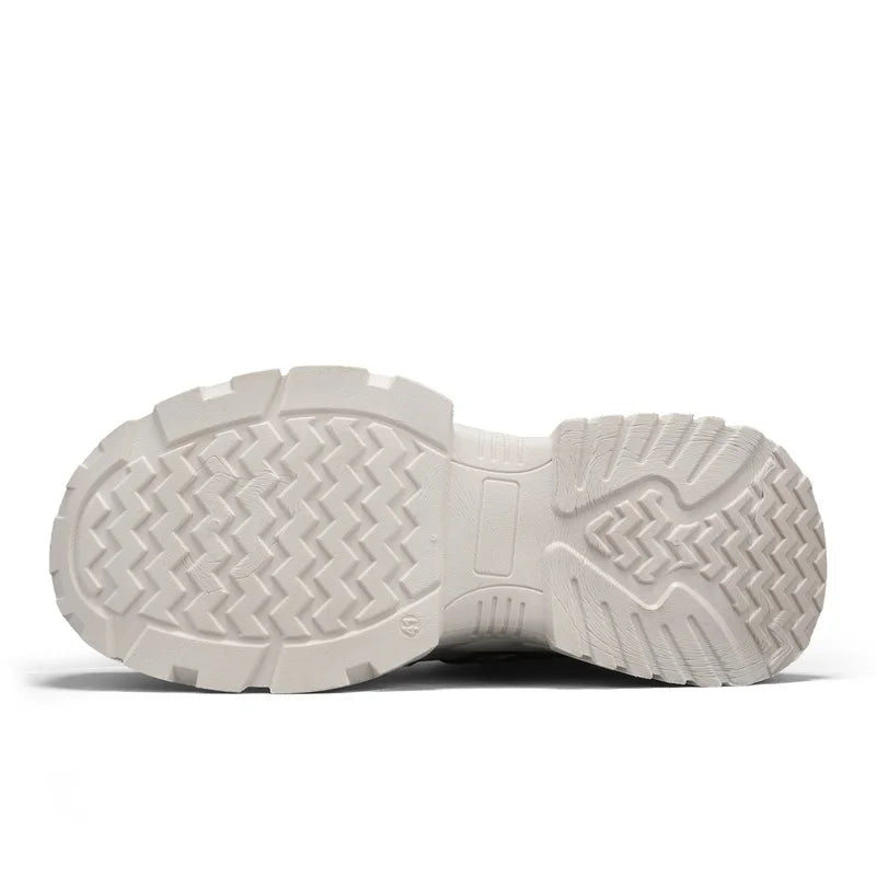 Nuove scarpe da skateboard da uomo Scarpe da ginnastica con piattaforma da viaggio Comode scarpe stringate alla moda Casual 2025 Nuovo autunno Aumento di altezza all'aperto No