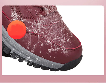 Nuovi stivali invernali impermeabili da donna 2025 Stivali con plateau australiani firmati per stivaletti in pelliccia calda alla caviglia in pelle Stivali di lusso