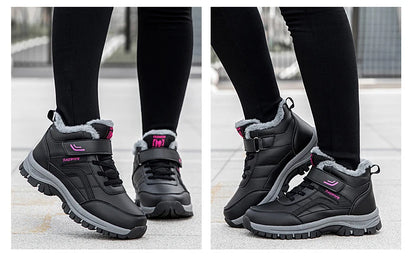 Nuovi stivali invernali impermeabili da donna 2025 Stivali con plateau australiani firmati per stivaletti in pelliccia calda alla caviglia in pelle Stivali di lusso