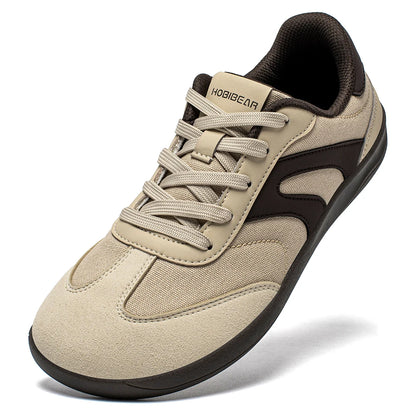 HOBIBEAR Sneakers unisex a piedi nudi Donna Uomo Punta larga Minimalista Zero Drop Scarpe Sneaker casual con lacci antiscivolo