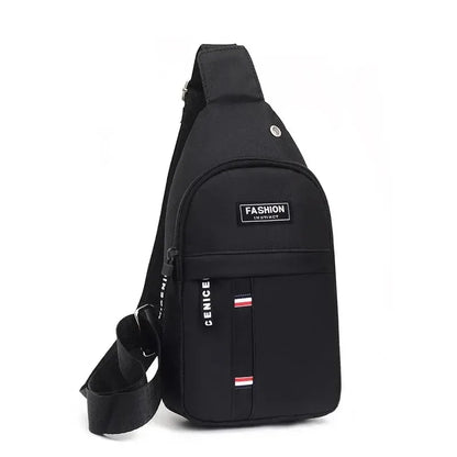 Borsa da uomo alla moda, comoda, casual, impermeabile, con tracolla regolabile, grande capacità, adatta per attività all'aperto