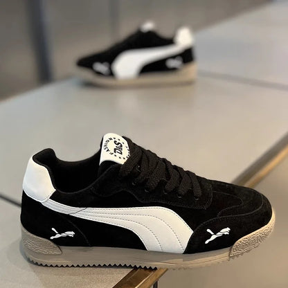 Scarpe da lavoro casual da uomo Autunno Inverno Antiscivolo Leggere Fondo morbido Sport alla moda per il tempo libero Scarpe da tavolo Dequn di marca