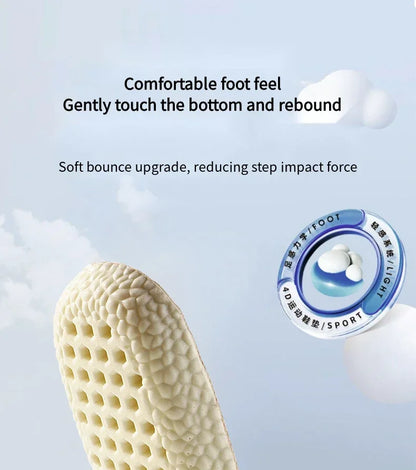 1 paio di solette in memory foam per scarpe sportive da basket assorbimento degli urti suola morbida antiscivolo comodo supporto per il piede