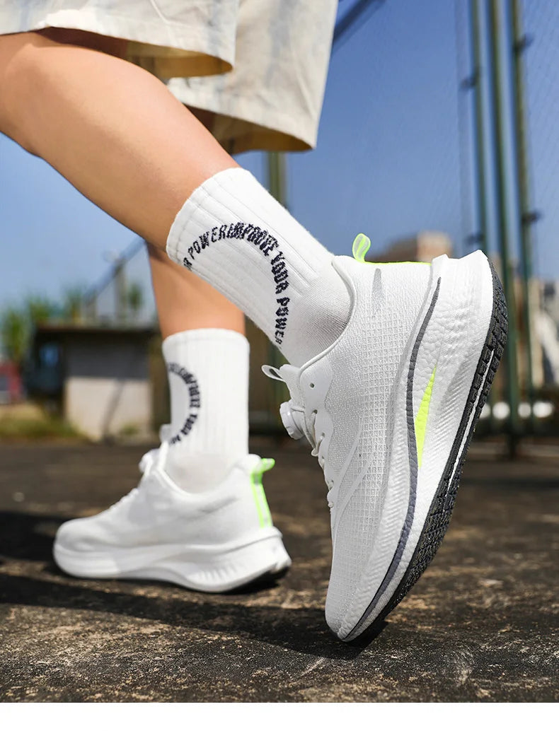 Marathon Carbon Plate Cuscino d'aria Scarpe da corsa sportive da uomo Scarpe da ginnastica antiscivolo comode e leggere da donna