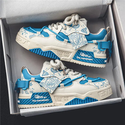 Scarpe da corsa casual da uomo, traspiranti, alla moda, con lacci, in rete, 2024, per camminare, fare jogging, allenamento quotidiano