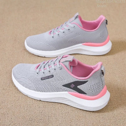 Spring and autumn multi-function soft sole for women's sneakers, comfortable casual running shoes breathable and anti-slip