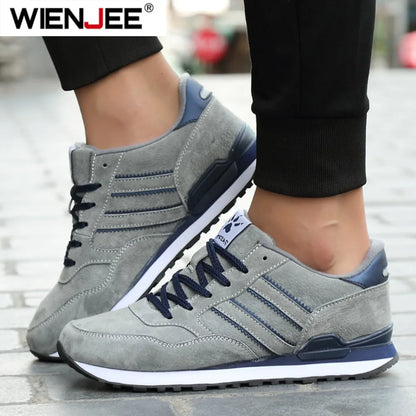 2025 scarpe causali da uomo in pelle artificiale uomo primavera uomo scarpe casual leggere sneakers lac-up appartamenti traspiranti all'aperto Sapato