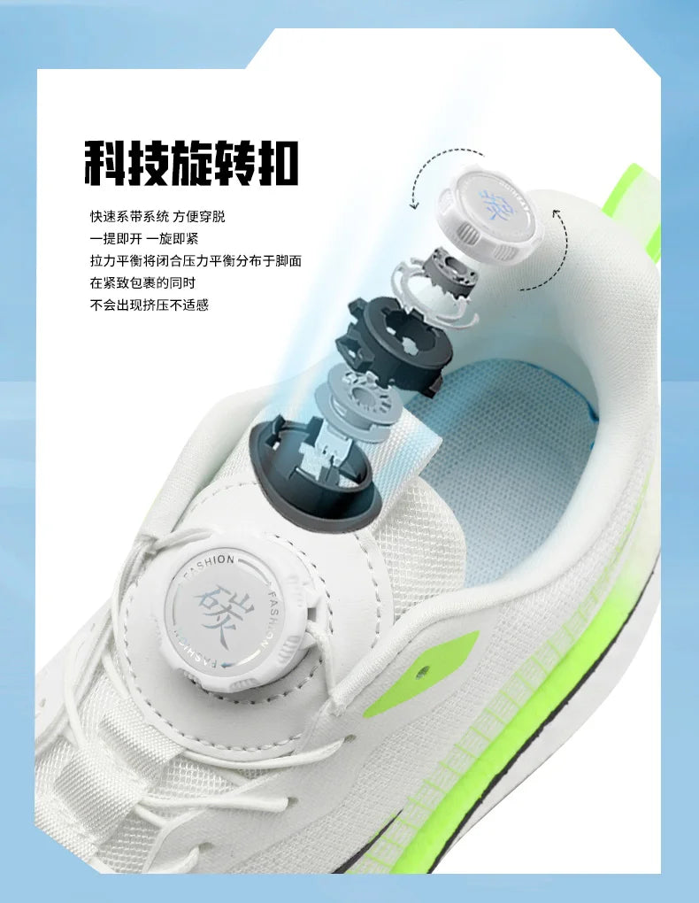 Marathon Carbon Plate Cuscino d'aria Scarpe da corsa sportive da uomo Scarpe da ginnastica antiscivolo comode e leggere da donna