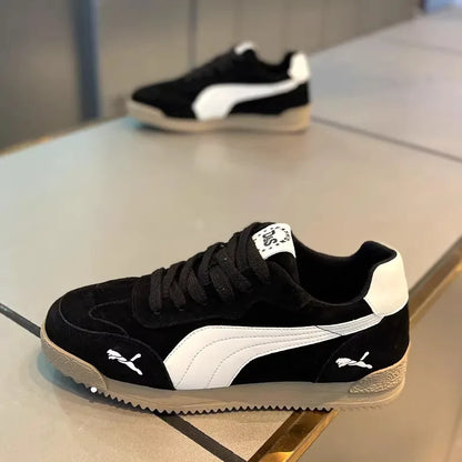 Scarpe da lavoro casual da uomo Autunno Inverno Antiscivolo Leggere Fondo morbido Sport alla moda per il tempo libero Scarpe da tavolo Dequn di marca