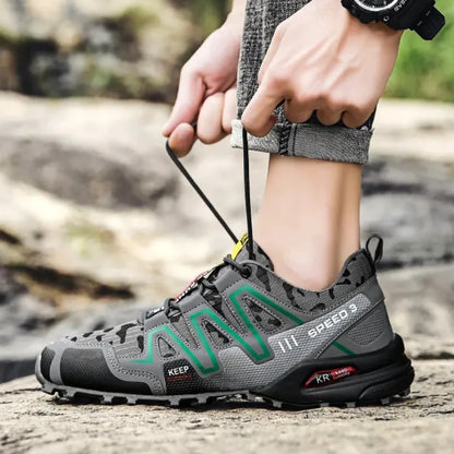 Scarpe sportive casual da uomo Scarpe sportive leggere da esterno Scarpe da trekking traspiranti in mesh Scarpe da campeggio all'aperto Scarpe sportive da passeggio