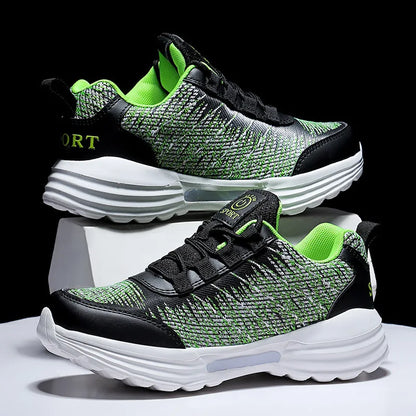 Scarpe da uomo moda LED sneakers illuminate ricarica USB fibra ottica tessuto suola elastica scarpe casual lampeggianti luminose luminose