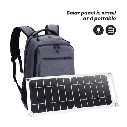 Pannello solare portatile Sunpower da 35 W, piastra solare da 5 V con caricabatterie USB sicuro e stabilizzato per power bank, telefono, campeggio, casa, camper, regalo