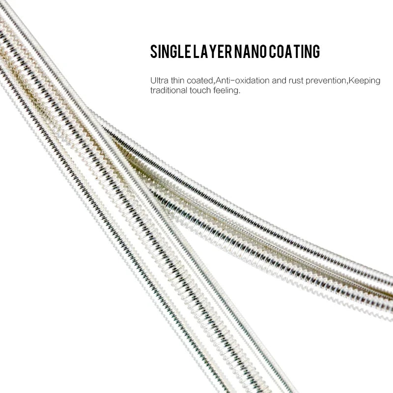 Set 10/50 Corde per chitarra classica Orphee in filo d'argento placcato Corde in nylon Serie NX 6 pezzi/set per principianti per chitarra classica