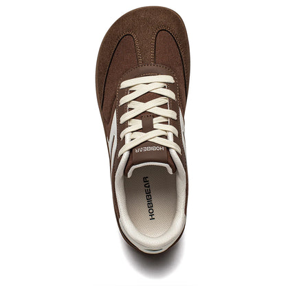 HOBIBEAR Sneakers unisex a piedi nudi Donna Uomo Punta larga Minimalista Zero Drop Scarpe Sneaker casual con lacci antiscivolo