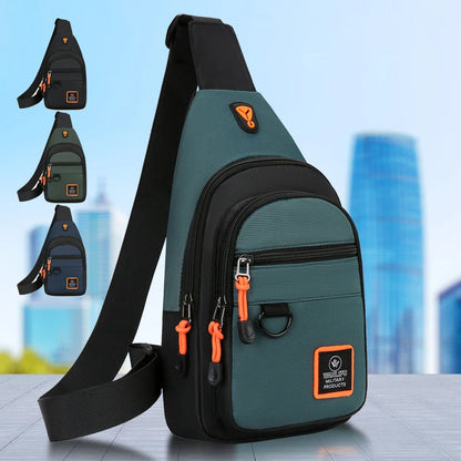 Borsa a tracolla per uomo, per escursioni all'aperto e tempo libero, borsa a tracolla sportiva impermeabile, zaino da viaggio, borsa da petto da uomo, borsa a tracolla