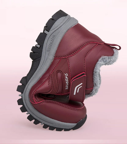 Nuovi stivali invernali impermeabili da donna 2025 Stivali con plateau australiani firmati per stivaletti in pelliccia calda alla caviglia in pelle Stivali di lusso