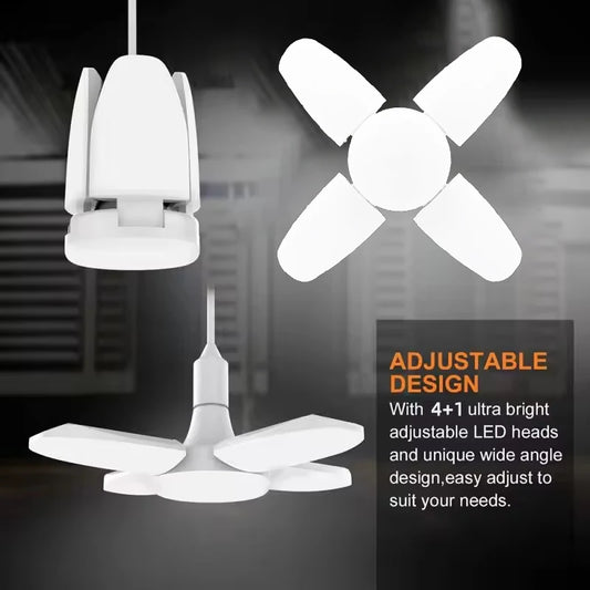 E27 Lampadina LED pieghevole a forma di ventaglio AC 85-265V/220V 28W Casa Soggiorno Lampadina a LED Lampada per magazzino Garage Plafoniera .
E27 Fan Shape Foldable LED Bulb AC 85-265V/220V 28W Home Living Room Led Light Bul