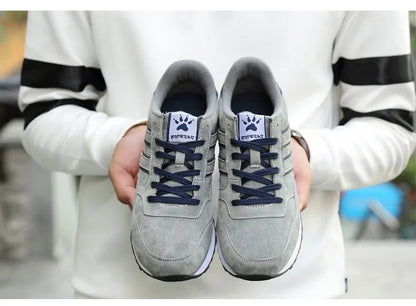 2025 scarpe causali da uomo in pelle artificiale uomo primavera uomo scarpe casual leggere sneakers lac-up appartamenti traspiranti all'aperto Sapato