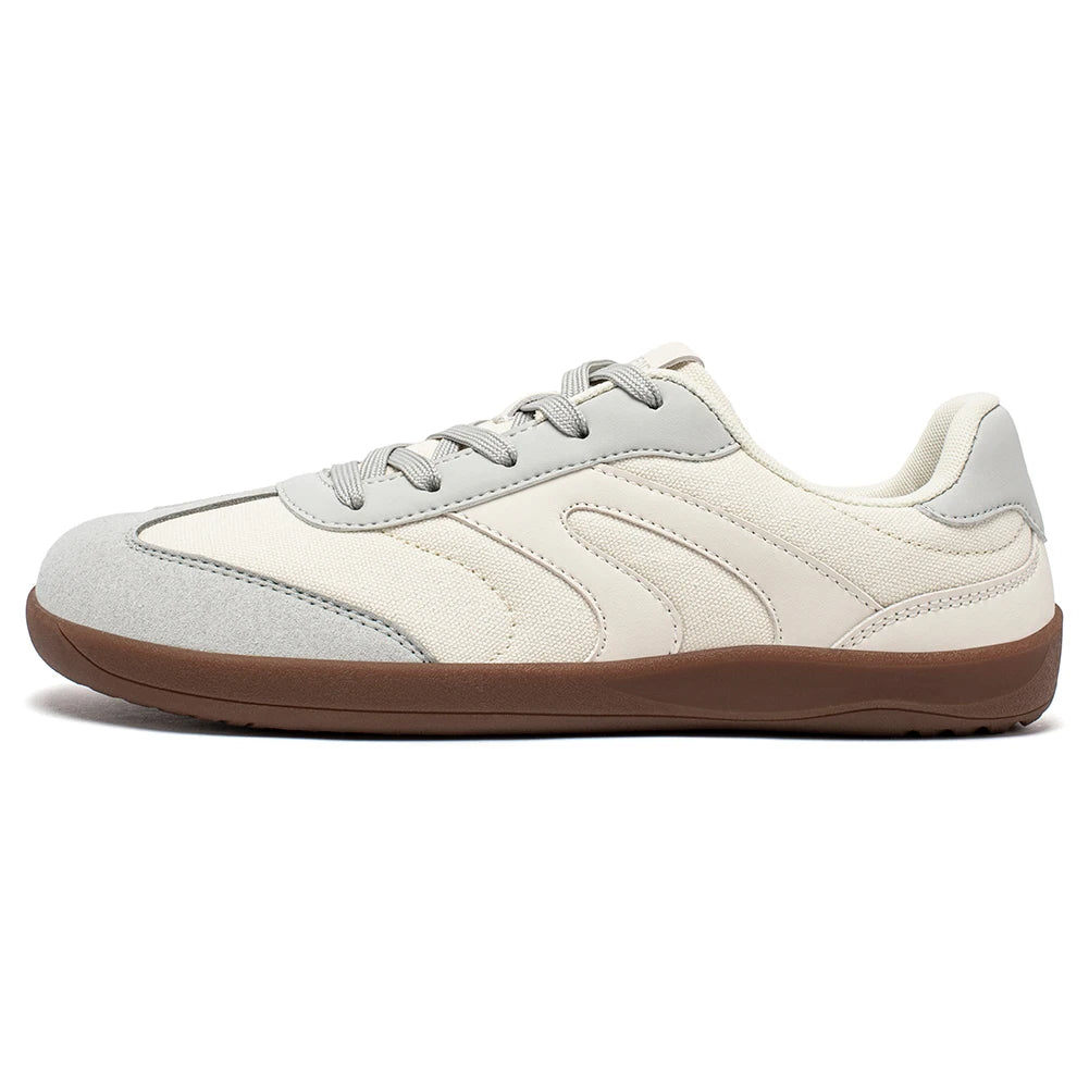 HOBIBEAR Sneakers unisex a piedi nudi Donna Uomo Punta larga Minimalista Zero Drop Scarpe Sneaker casual con lacci antiscivolo