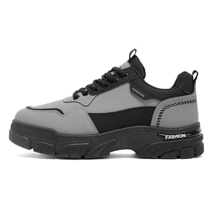 Fipatbu Scarpe sportive casual retrò da uomo in vendita calda Scarpe da ginnastica da esterno di lusso resistenti all'usura in pelle con suola spessa antiscivolo