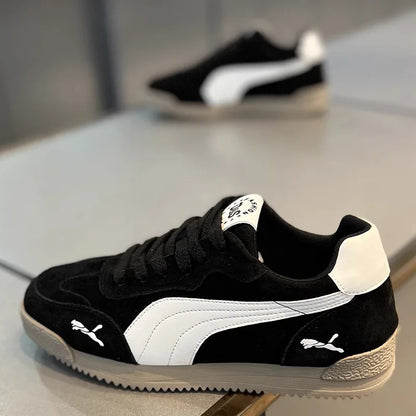 Scarpe da lavoro casual da uomo Autunno Inverno Antiscivolo Leggere Fondo morbido Sport alla moda per il tempo libero Scarpe da tavolo Dequn di marca