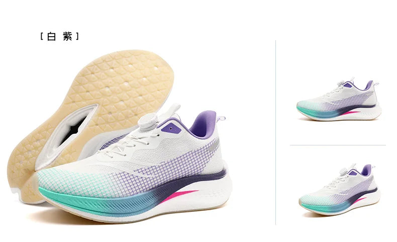 Marathon Carbon Plate Cuscino d'aria Scarpe da corsa sportive da uomo Scarpe da ginnastica antiscivolo comode e leggere da donna