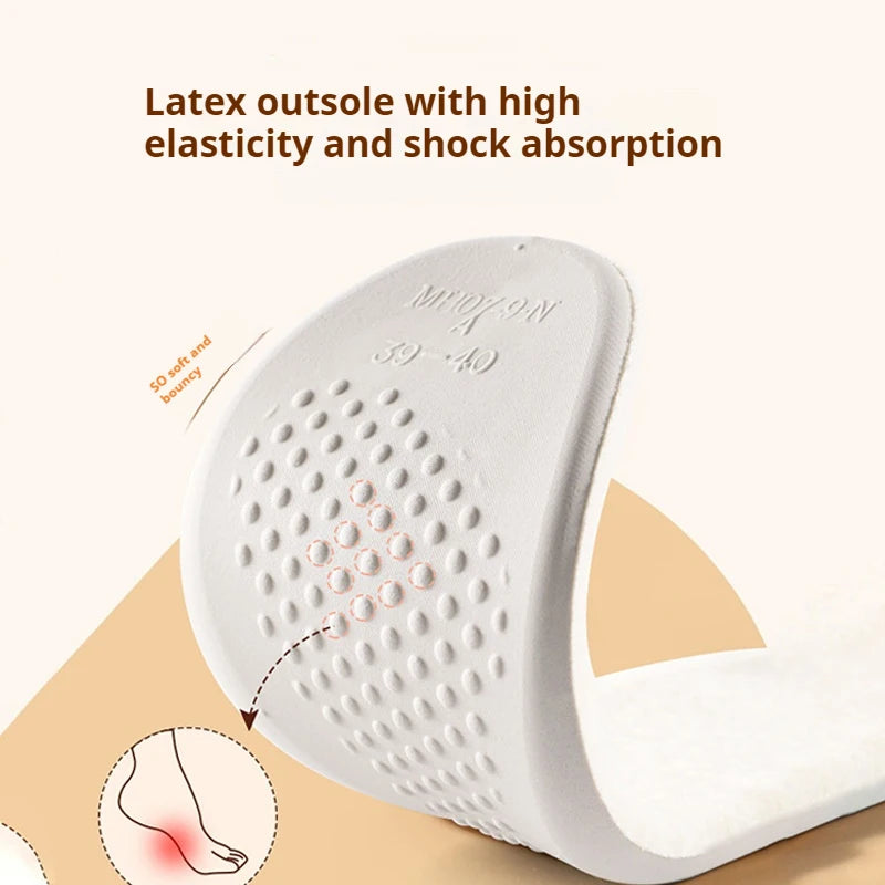 unisex Lattice Lambswool Sottopiede Scarpe di cotone Calore invernale Solette Suola morbida per scarpe Peluche spesso Ammortizzante Rilievi per scarpe 1 paio