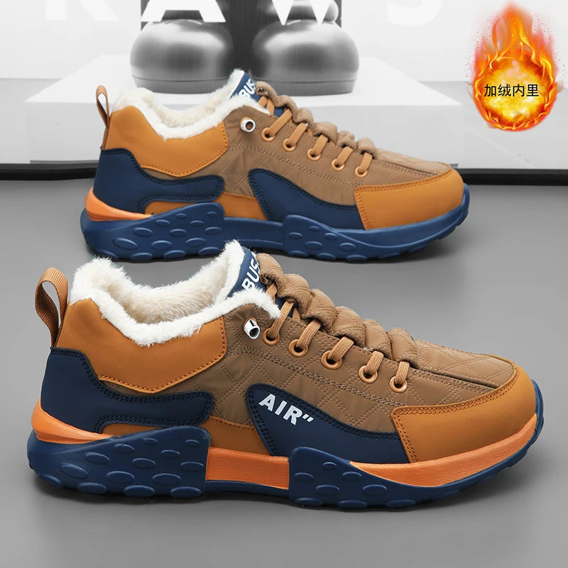 Stivali da uomo 2023 nuove pantofole invernali scarpe da uomo calde scarpe da ginnastica in peluche antiscivolo impermeabili scarpe da tennis maschili stivali da uomo Sneakers invernali