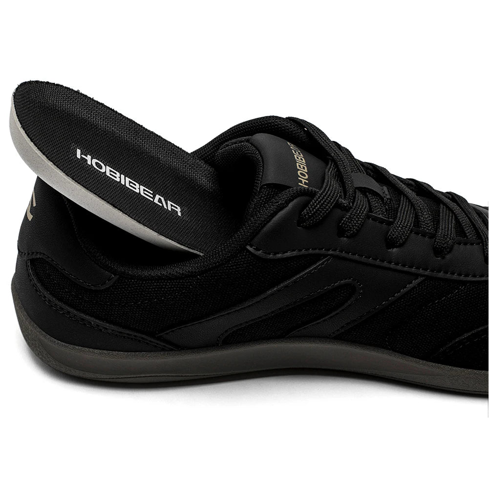 HOBIBEAR Sneakers unisex a piedi nudi Donna Uomo Punta larga Minimalista Zero Drop Scarpe Sneaker casual con lacci antiscivolo