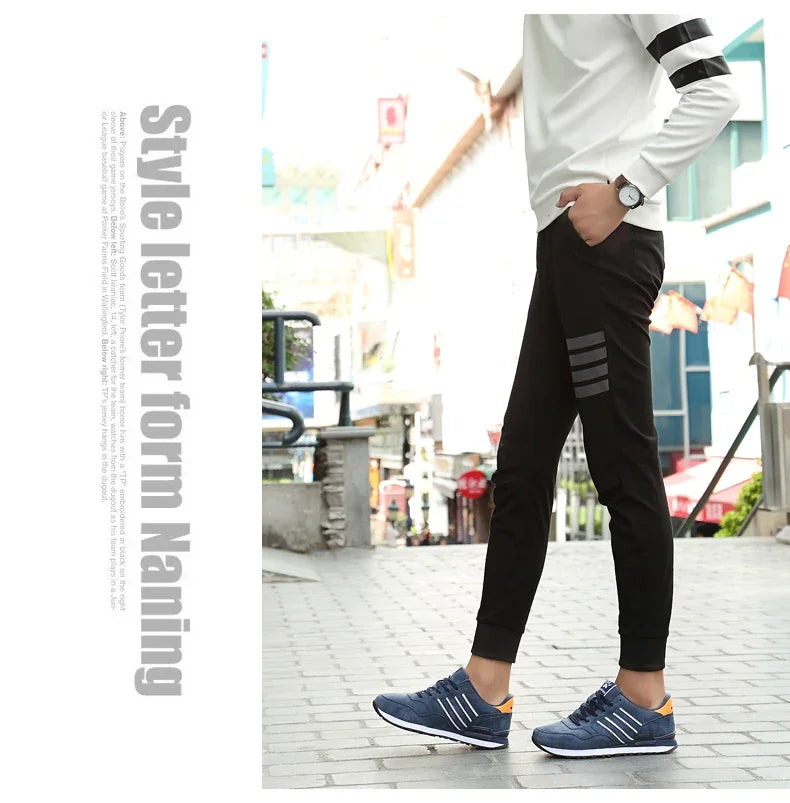 2025 scarpe causali da uomo in pelle artificiale uomo primavera uomo scarpe casual leggere sneakers lac-up appartamenti traspiranti all'aperto Sapato