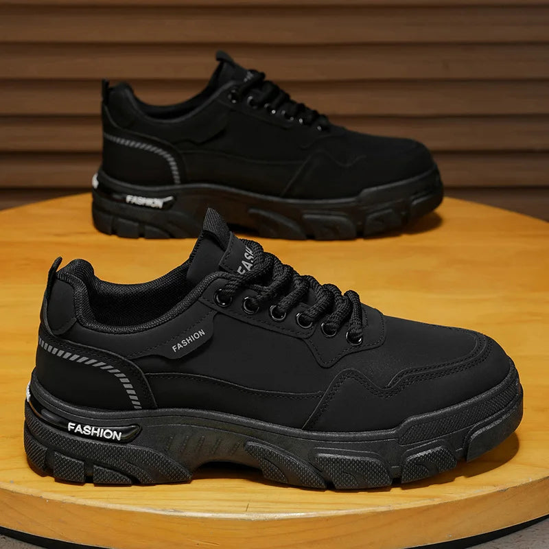 Fipatbu Scarpe sportive casual retrò da uomo in vendita calda Scarpe da ginnastica da esterno di lusso resistenti all'usura in pelle con suola spessa antiscivolo