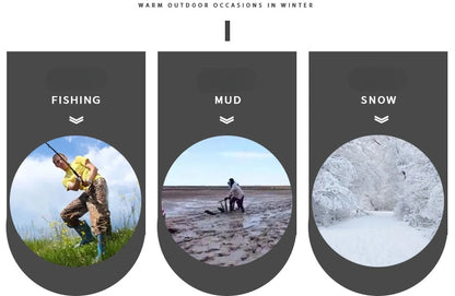 Stivali da uomo a metà polpaccio Stivali da neve da uomo impermeabili per esterni -40 °   Mantieni caldi stivali per coppie scarpe da donna con plateau antiscivolo taglia grande 36-47