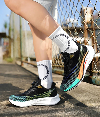 Marathon Carbon Plate Cuscino d'aria Scarpe da corsa sportive da uomo Scarpe da ginnastica antiscivolo comode e leggere da donna