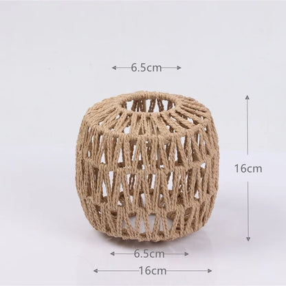 1 paralume intrecciato a mano in rattan, paralume per lampada a sospensione, per bar, hotel, lampada a sospensione per soffitto, per decorazioni di ristoranti e case