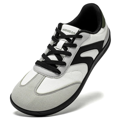 HOBIBEAR Sneakers unisex a piedi nudi Donna Uomo Punta larga Minimalista Zero Drop Scarpe Sneaker casual con lacci antiscivolo