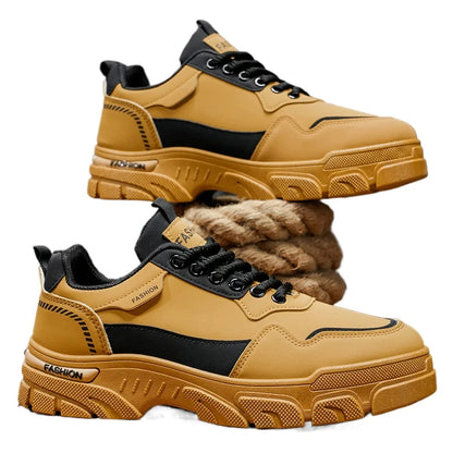 Fipatbu Scarpe sportive casual retrò da uomo in vendita calda Scarpe da ginnastica da esterno di lusso resistenti all'usura in pelle con suola spessa antiscivolo