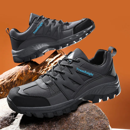 Scarpe casual da uomo Sneakers da montagna Antiscivolo Inverno Moda Pelle Outdoor Off-Road Trail Running Calzature Low Top Primavera Autunno