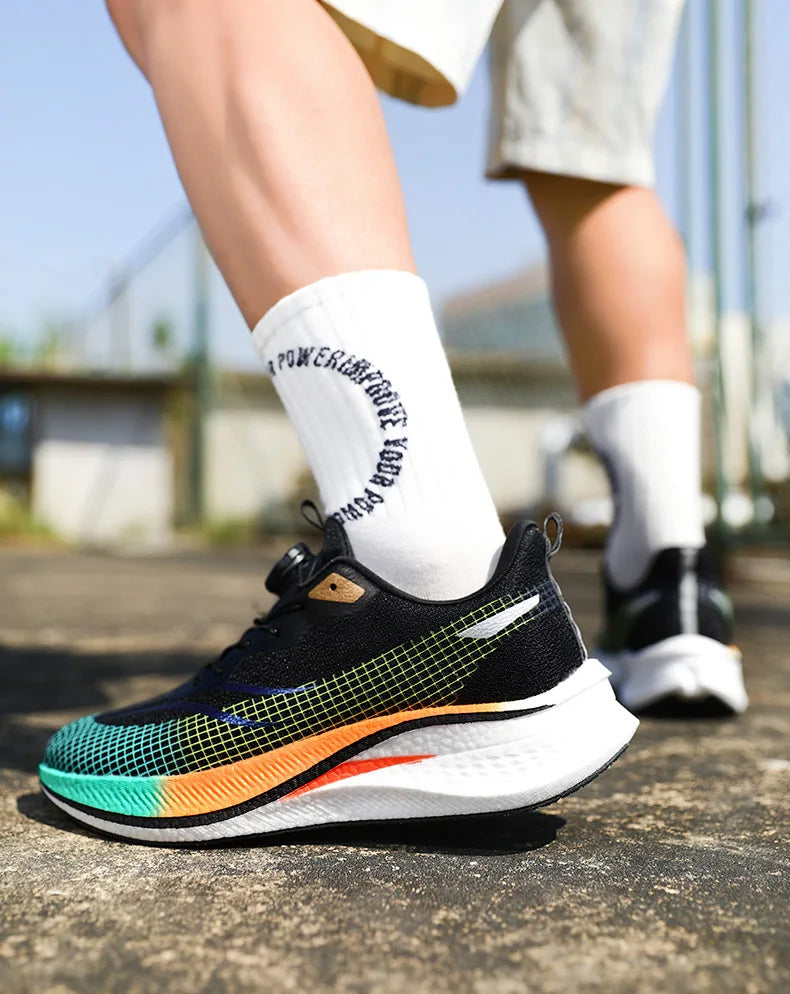 Marathon Carbon Plate Cuscino d'aria Scarpe da corsa sportive da uomo Scarpe da ginnastica antiscivolo comode e leggere da donna