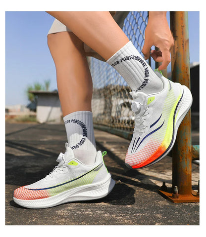 Marathon Carbon Plate Cuscino d'aria Scarpe da corsa sportive da uomo Scarpe da ginnastica antiscivolo comode e leggere da donna