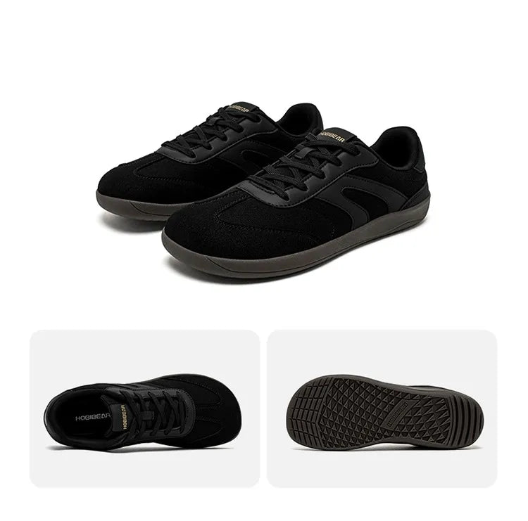 HOBIBEAR Sneakers unisex a piedi nudi Donna Uomo Punta larga Minimalista Zero Drop Scarpe Sneaker casual con lacci antiscivolo