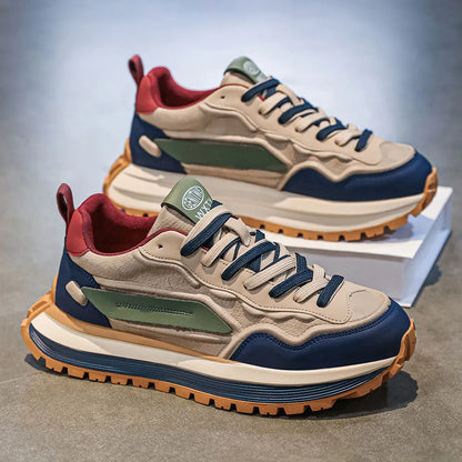 2025 Scarpe da ginnastica casual da uomo Scarpe con plateau traspiranti che aumentano l'altezza Nuove scarpe da corsa antiscivolo con suola morbida Scarpe da papà alla moda