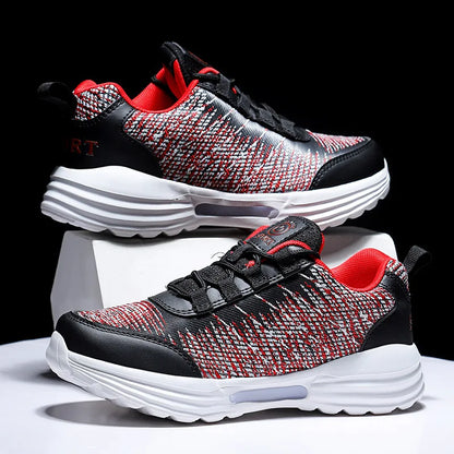 Scarpe da uomo moda LED sneakers illuminate ricarica USB fibra ottica tessuto suola elastica scarpe casual lampeggianti luminose luminose