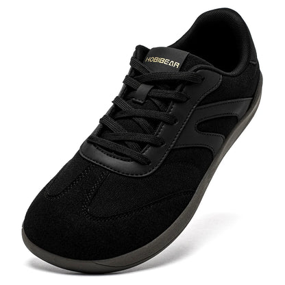 HOBIBEAR Sneakers unisex a piedi nudi Donna Uomo Punta larga Minimalista Zero Drop Scarpe Sneaker casual con lacci antiscivolo