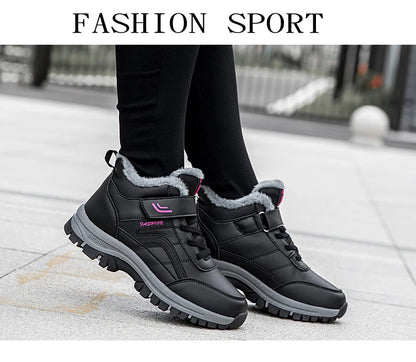 Nuovi stivali invernali impermeabili da donna 2025 Stivali con plateau australiani firmati per stivaletti in pelliccia calda alla caviglia in pelle Stivali di lusso