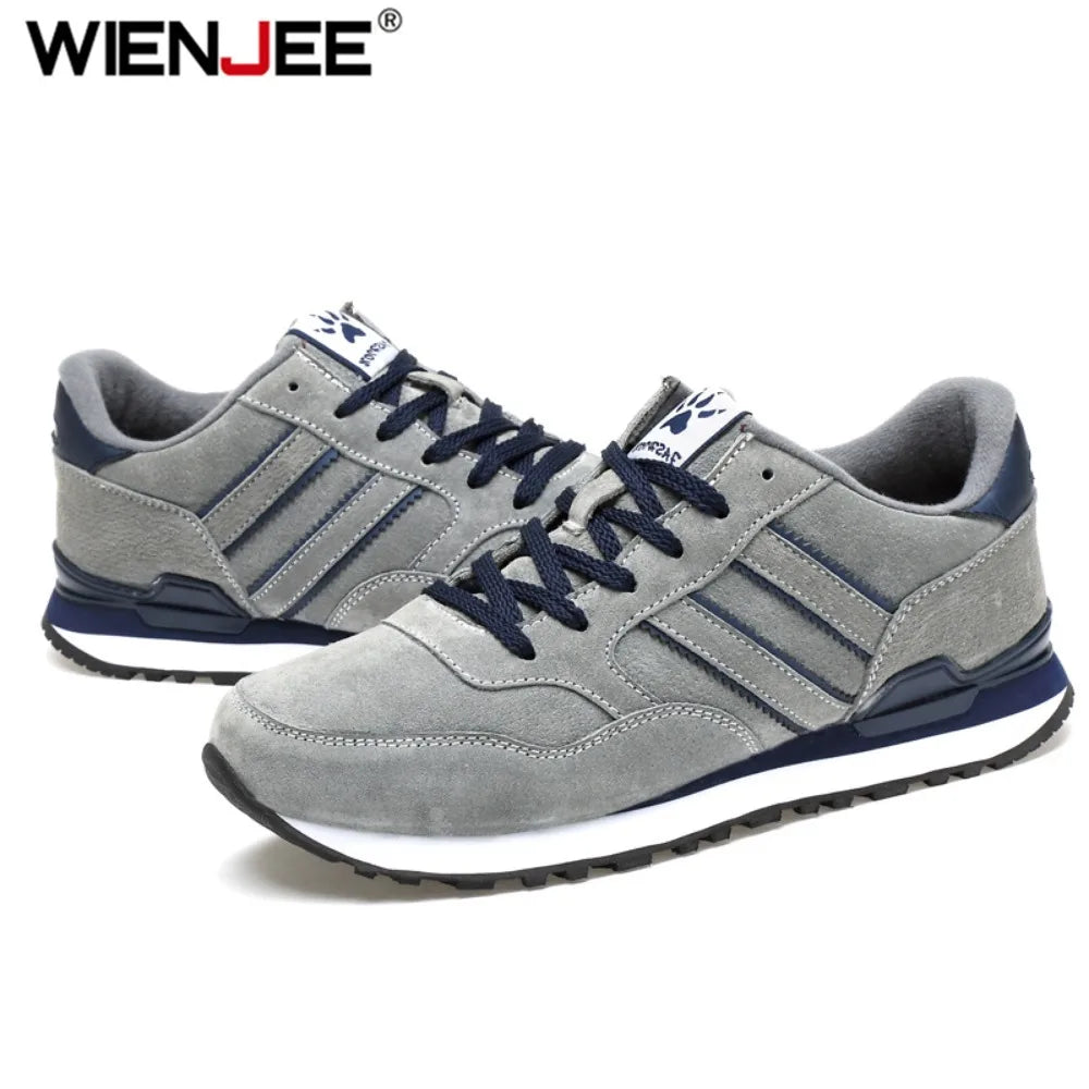 2025 scarpe causali da uomo in pelle artificiale uomo primavera uomo scarpe casual leggere sneakers lac-up appartamenti traspiranti all'aperto Sapato