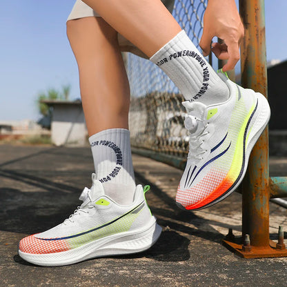 Marathon Carbon Plate Cuscino d'aria Scarpe da corsa sportive da uomo Scarpe da ginnastica antiscivolo comode e leggere da donna