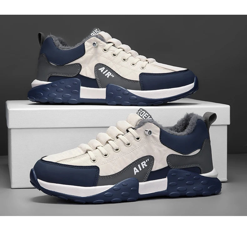 Stivali da uomo 2023 nuove pantofole invernali scarpe da uomo calde scarpe da ginnastica in peluche antiscivolo impermeabili scarpe da tennis maschili stivali da uomo Sneakers invernali